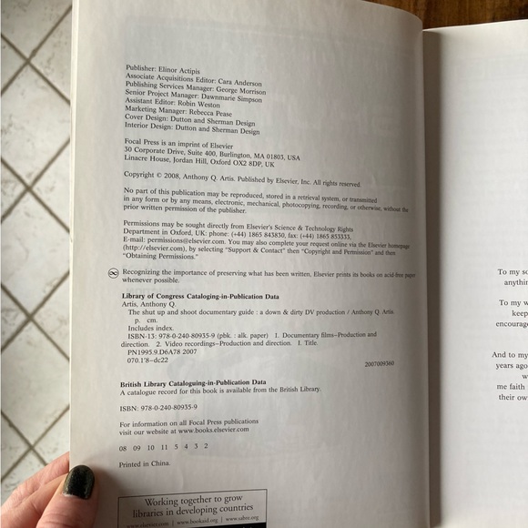 The Shut up & Shoot Documentary Guide by Anthony Q Artis. Great Paperback! - Picture 8 of 16